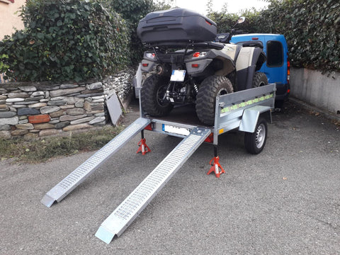 Loading Ramp Capacity up to 450kg 1000lb tyre width up to 220 mm