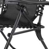 2 x Adjustable Deck Chairs with Pillow Shelf 120 kg Load Capacity