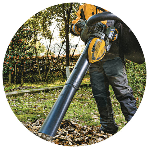 Hand Held Petrol Blower – 27.6cc 2-in-1 Blower & Shredder Aspirator