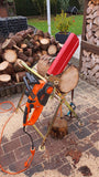 Foldable Saw Horse with Chainsaw Holder