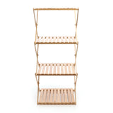 Foldable Bamboo Shelf 4-rack 40x33.5x93.5cm Bathroom Shelf