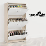 Shoe Cabinet with 3 Flaps