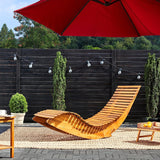 Wooden Garden Lounger