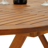 Wood Garden Dining Table Patio Table