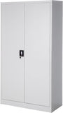 Filing cabinet with 5 shelves | Secure metal home office filing cupboard180 x 80 x 40 cm