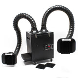 AOYUE FEK-01 soldering fume extraction with LED lighting extraction arms