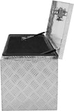 Aluminium Tool Box 102 L Lockable Case + 2 Keys 81 x 37 x 102 cm Truck Box