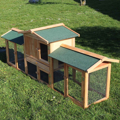 XXL Hare Hutch Bunny Hatch Enclosure Small Animals Cage