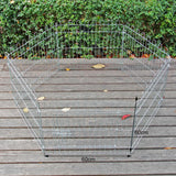 Outdoor enclosure, playpen, puppy playpen, 6 pieces. 60x60 cm per element