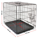 Collapsible transport cage S Kennel wire cage transport box