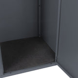 Floor Parcel Box in Anthracite for Size S & L Packages w/ Middle Floor