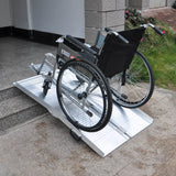 Wheelchair loading ramp Aluminum 2x foldable 183cm 270kg