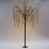 Weeping Willow Tree 240 cm LED Weeping Willow Black with 800 Warm White LEDs