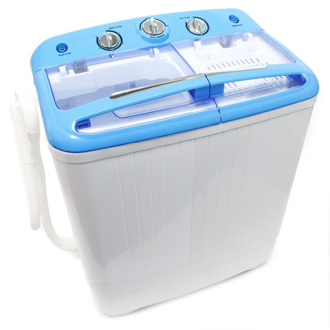 Camping Washing Machine for 3.5kg Laundry & Delicates with Spin-dryer