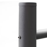 4-letterbox system in anthracite Standing letterbox mailbox steel