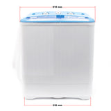 Camping Washing Machine for 3.5kg Laundry & Delicates with Spin-dryer