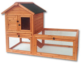 Wooden Rodent Hutch, 2 Floors, Large Enclosure, Rabbits, Coneys etc.