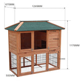 Rabbit Hutch Hare Hutch Basement Free Enclosure Spruce Wood