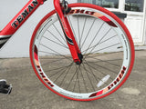 HYBRID 21 speed hybrid bike RED