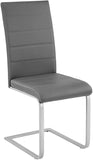 Office / Dining cantilever Chairs Boardroom Set of 4 Grey