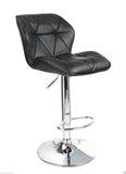 Diamond Padded Swivel PU Leather Breakfast Kitchen Bar Stools Pub Barstool