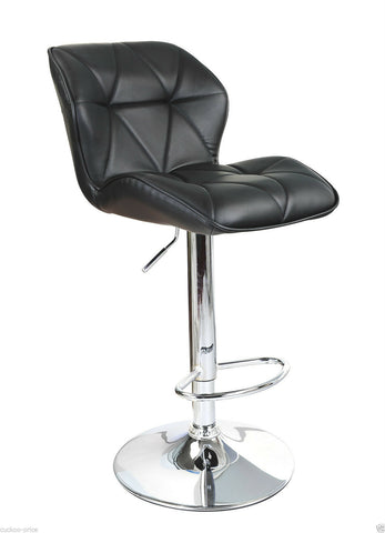 Diamond Padded Swivel PU Leather Breakfast Kitchen Bar Stools Pub Barstool
