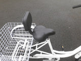 Adult tricycle trike white 6 speed 24" wheel
