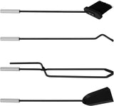 fireplace accessories 5-piece fireplace set - modern design