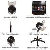 Hairdryer Hood 900W Dry Hood Hood Hairdressing Hair Dryer Black Dryer