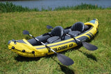 Kayak 2 man Inflatable Canoe Boat + Oars + Pump