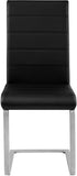 Office / Dining cantilever Chairs Boardroom Set of 4 Black