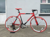 HYBRID 21 speed hybrid bike RED