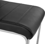 Office / Dining cantilever Chairs Boardroom Set of 4 Black