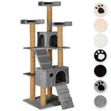 Large cat tree with scratching post activity center 169cm