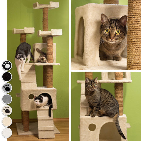 Large cat tree with scratching post activity center 169cm