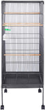XL Bird Aviary Cage 146 x 54 x 54 cm for Small Birds and Budgies