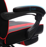 Gaming Chair, Desk Chair with Footrest, Office Chair with Headrest and Lumbar Cushion