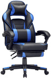 Gaming Chair, Desk Chair with Footrest, Office Chair with Headrest and Lumbar Cushion