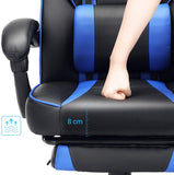 Gaming Chair, Desk Chair with Footrest, Office Chair with Headrest and Lumbar Cushion