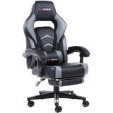 RECLINING LEATHER SPORTS RACING OFFICE DESK CHAIR GAMING