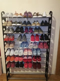 10 TIER SHELF SHOE RACK ORGANIZER STAND CUPBOARD FOR 50 PAIR SHOES