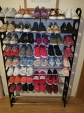 10 TIER SHELF SHOE RACK ORGANIZER STAND CUPBOARD FOR 50 PAIR SHOES