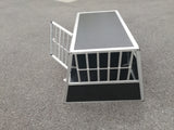 Aluminium transportation box for dogs car transport