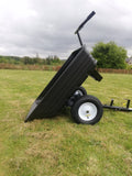 Quad / Lawnmower  Tipping Wheelbarrow  / trailer Large  650 Lb