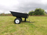 Quad / Lawnmower  Tipping Wheelbarrow  / trailer Large  650 Lb