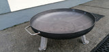 LARGE ROUND FIRE PIT BOWL 55cm HEAVY