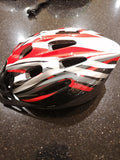 Adult Bike Helmet 53-57cm RED