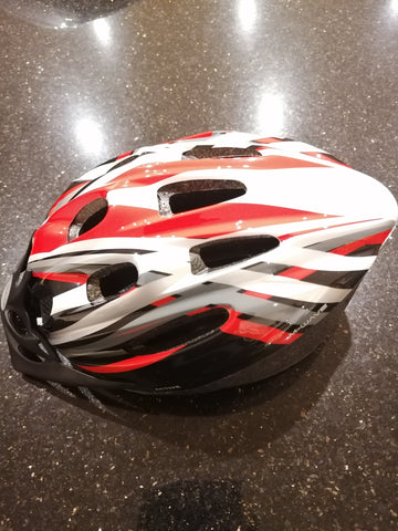 Adult Bike Helmet 53-57cm RED