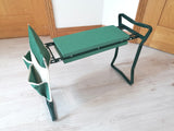 Garden kneeling chair upholstered foldable with bag up to 150kg