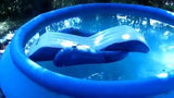 Inflatable Swimming Pool 13ft diameter X 33in deep with filter pump